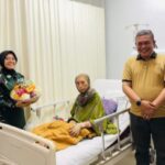 Danlanal Lampung Jenguk Istri Prajurit Yang Berjuang Melawan Kanker, Wujud Kepedulian Kepada Keluarga Besar TNI AL